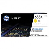 Картридж лазерный HP (CF452A) Color LJ M652dn/M653dn/M681dh, №655A, желтый, оригинальный, ресурс 10500 страниц