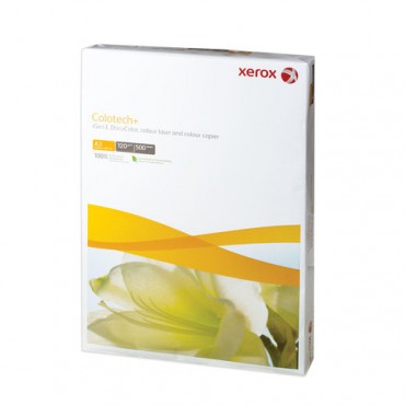 Бумага XEROX COLOTECH PLUS БОЛЬШОЙ ФОРМАТ (297х420 мм), А3, 120 г/м2, 500 л., для полноцветной лазерной печати, А++, 170% (CIE), 003R98848